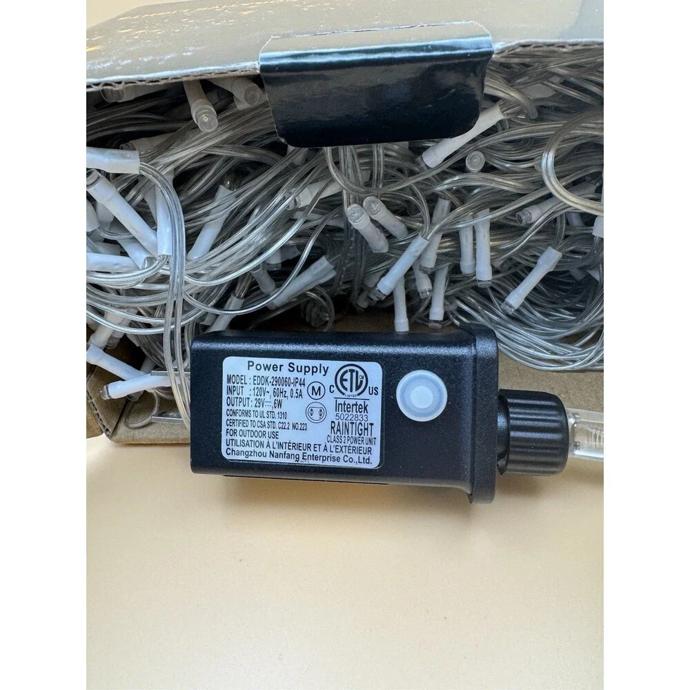 KFT 400 LED Cool White Christmas Lights New Box